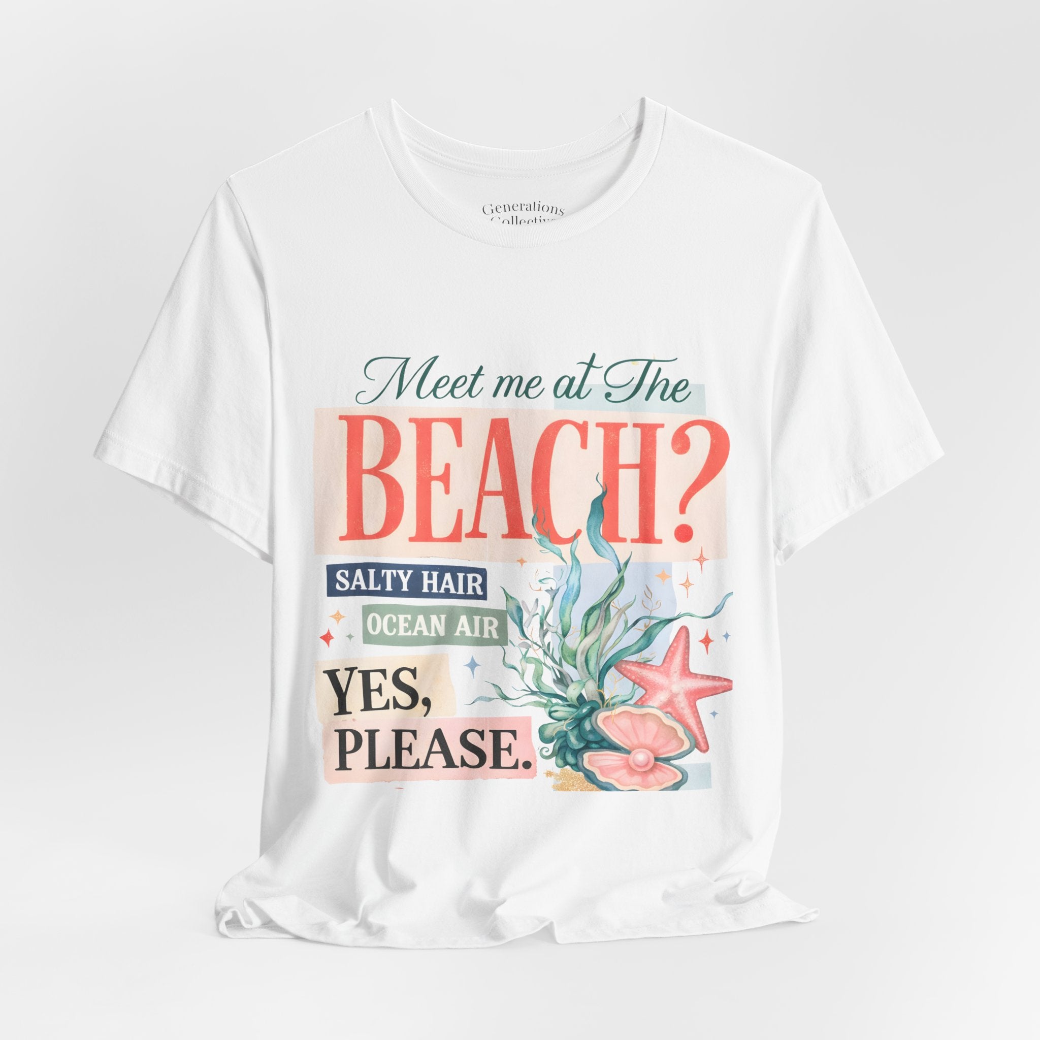Meet Me At The Beach Coastal Tee