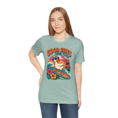 Good Vibes High Tides Goose Graphic Tee