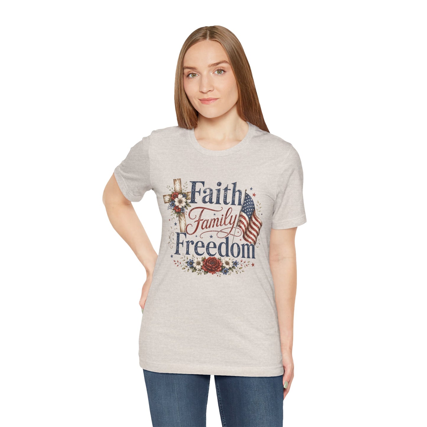 Faith Family Freedom Graphic Tee