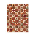 Autumn Patchwork Plush Throw