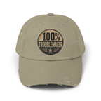 100% Troublemaker Distressed Cap