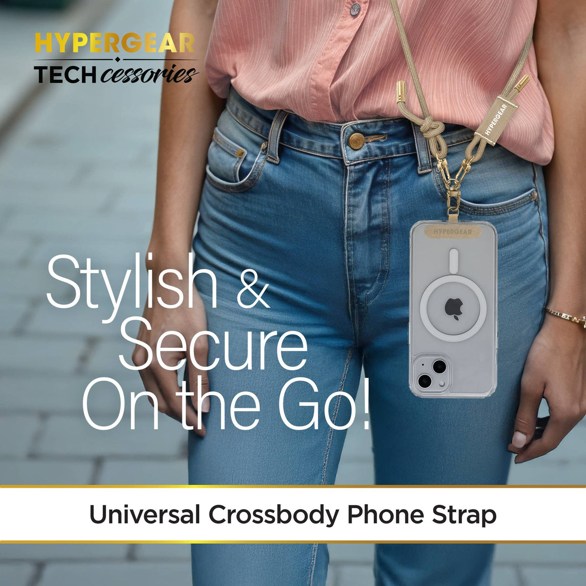 Linked Up Braided Crossbody Phone Strap