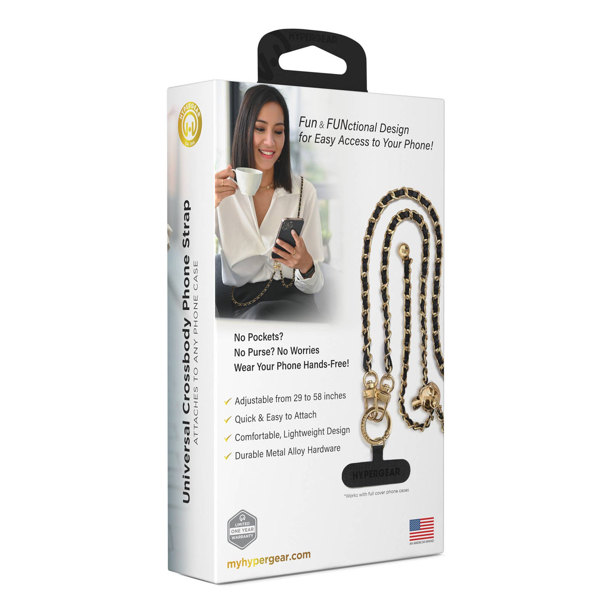 Linked Up Crossbody Phone Chain