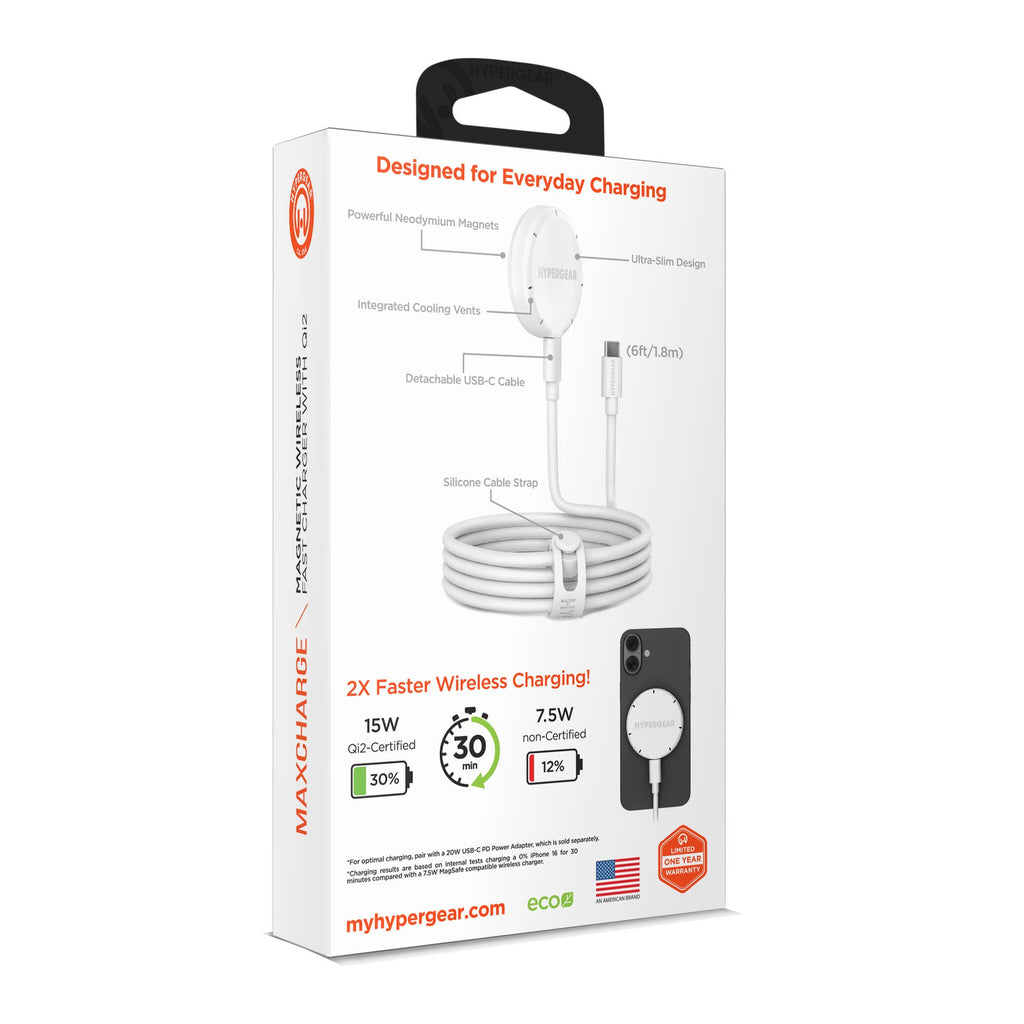 Snap & Charge 15W Magnetic Wireless Charger