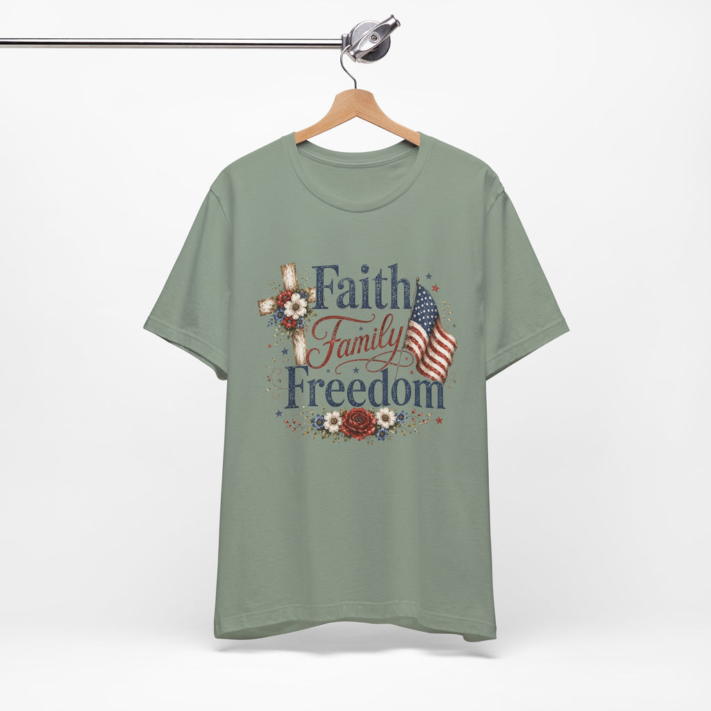 Faith Family Freedom Graphic Tee
