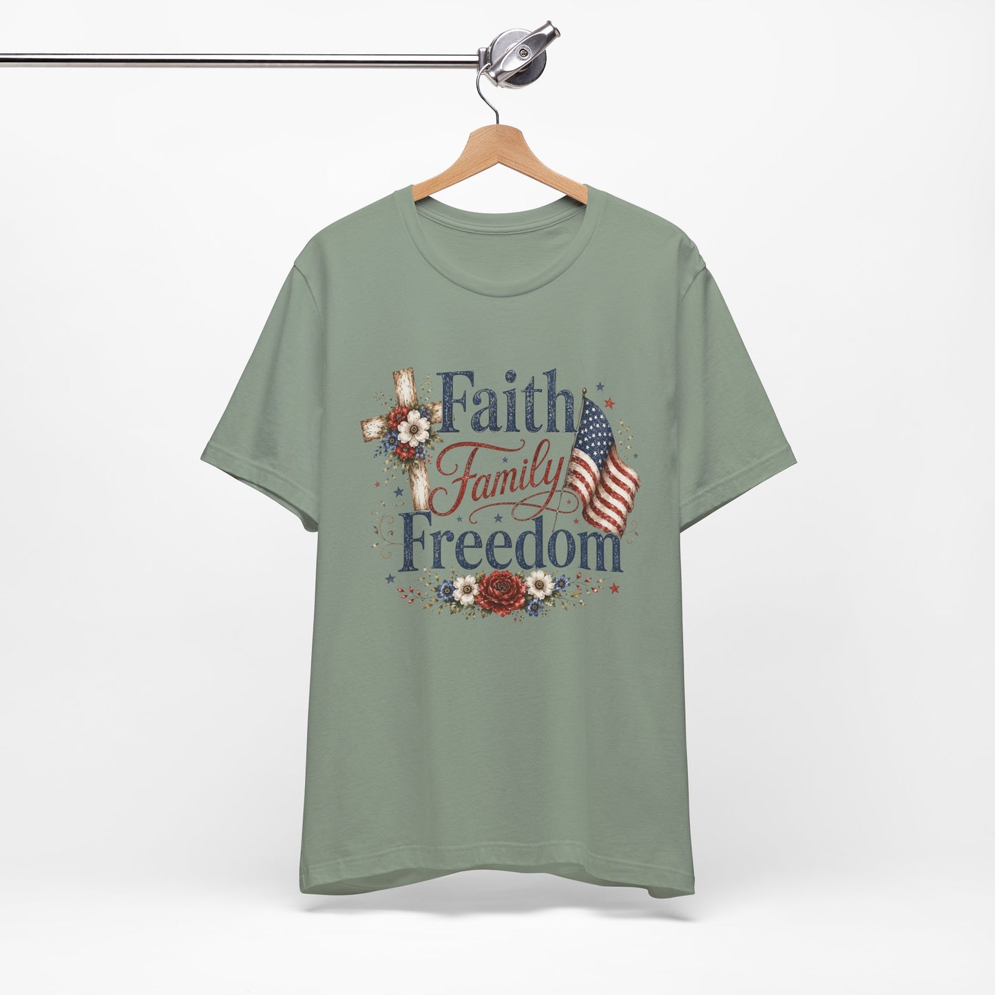Faith Family Freedom Graphic Tee