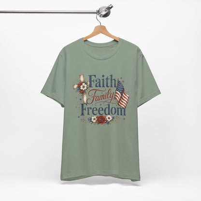 Faith Family Freedom Graphic Tee