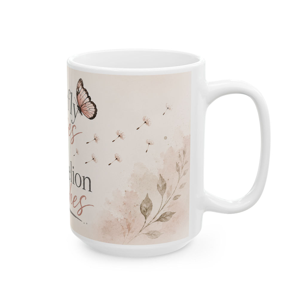Butterfly Kisses & Dandelion Wishes Mug
