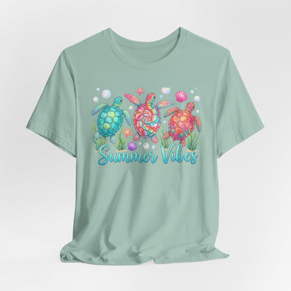 Summer Vibes Turtle Graphic Tee