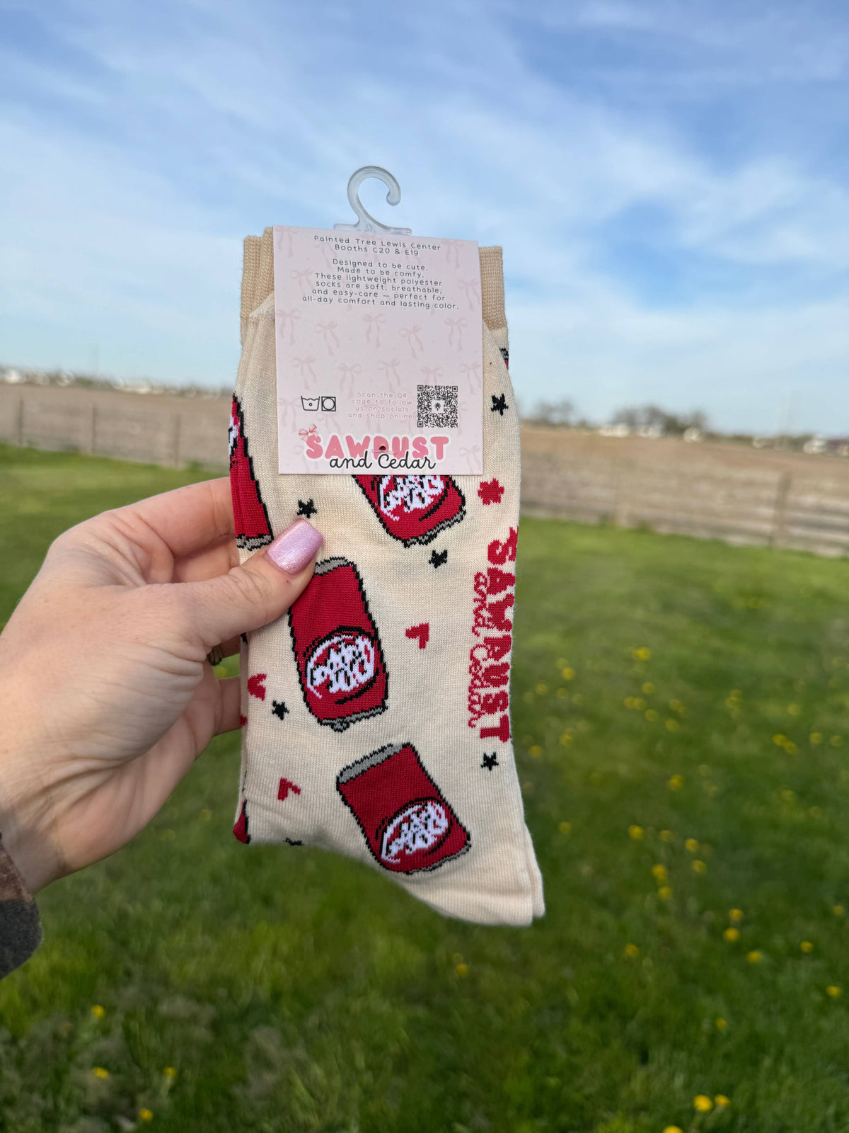 Dr Pepper Crew Socks