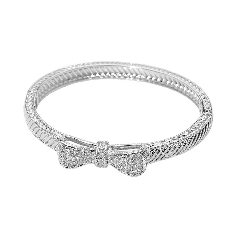 Tied with a Bow Bangle Bracelet