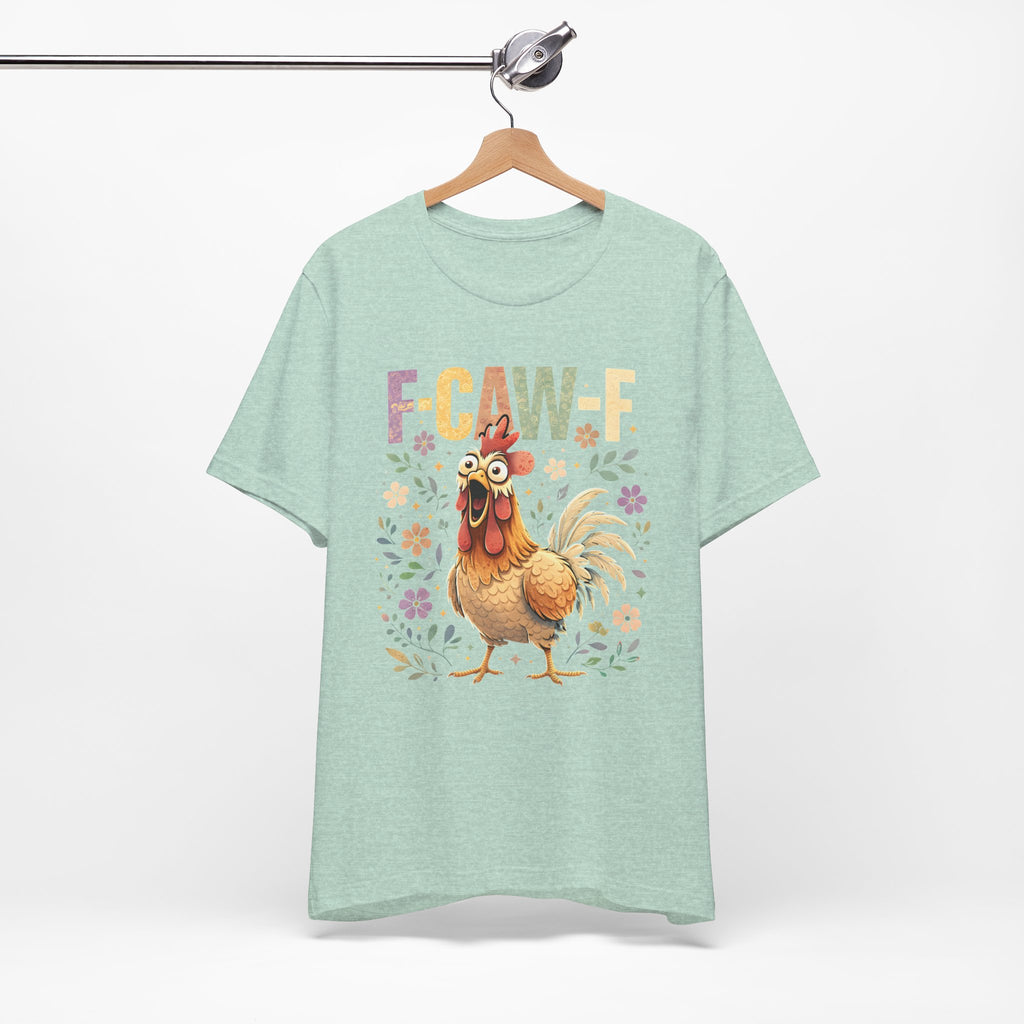 Rooster Floral F-CAW-F Graphic Tee
