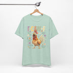 Rooster Floral F-CAW-F Graphic Tee