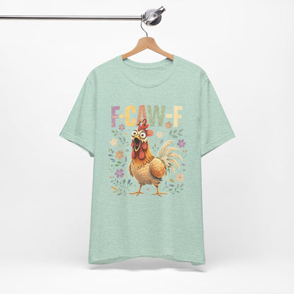 Rooster Floral F-CAW-F Graphic Tee