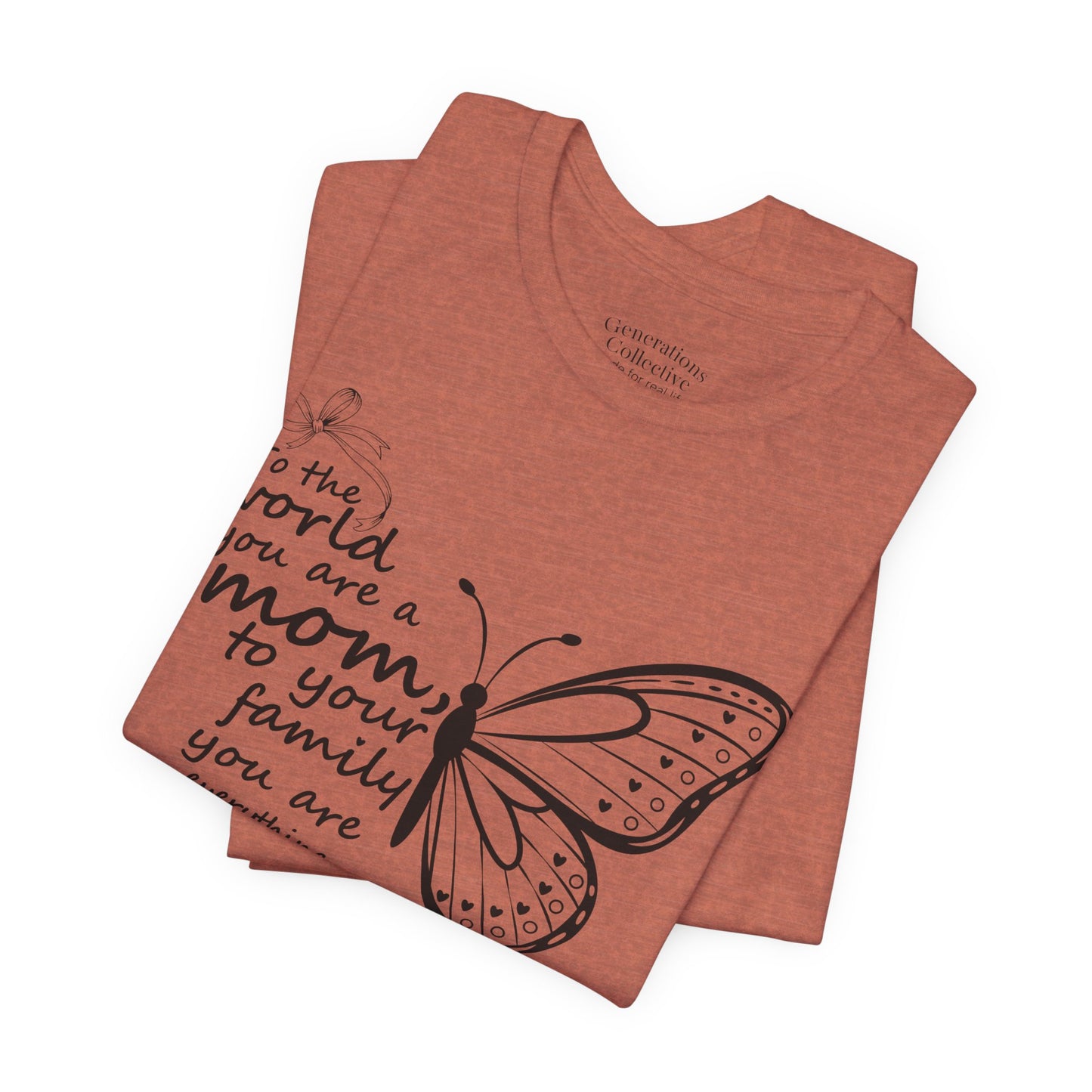 Mother Butterfly Script Graphic Tee