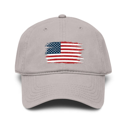 American Flag Vintage Wash Cap