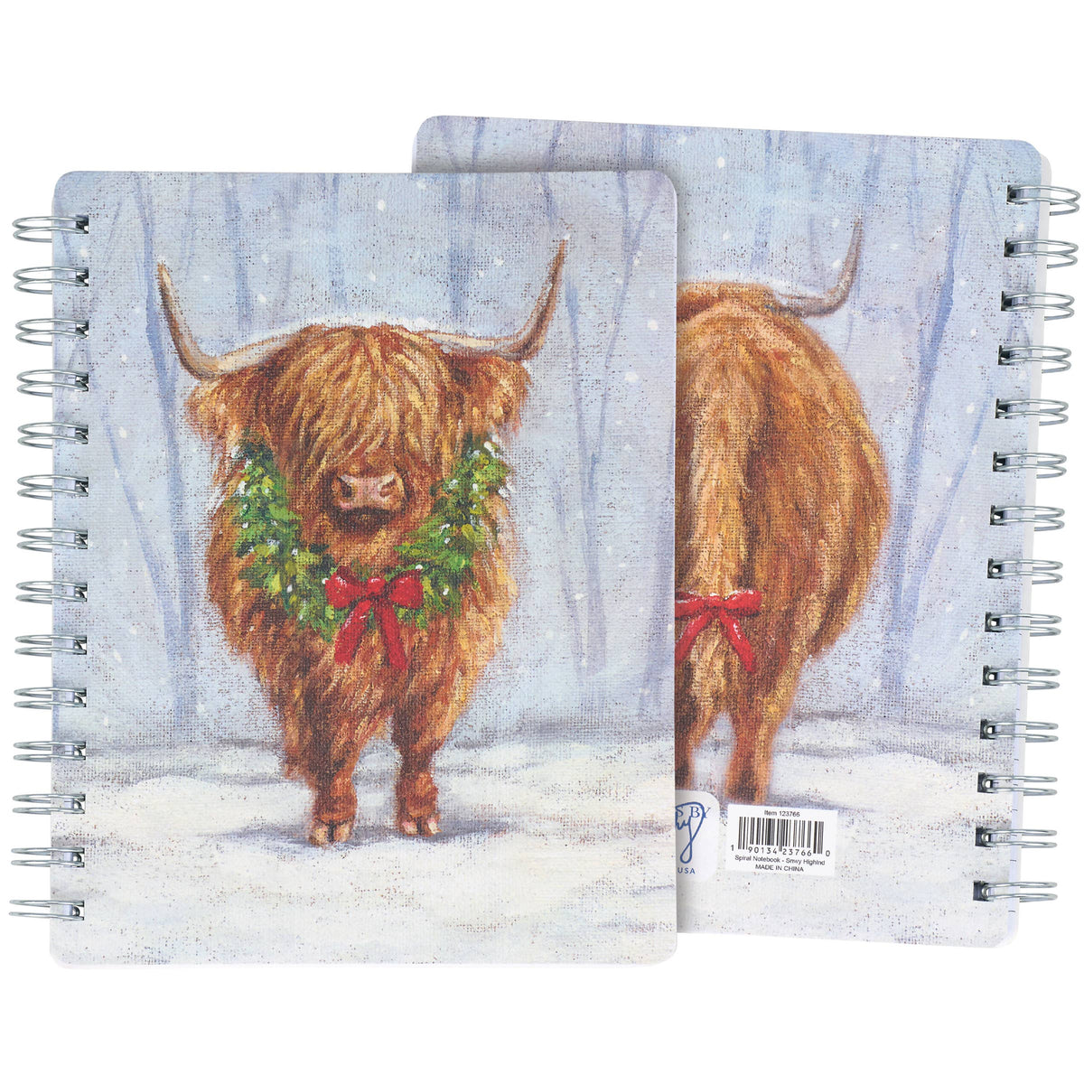 Snowy Highland Spiral Notebook
