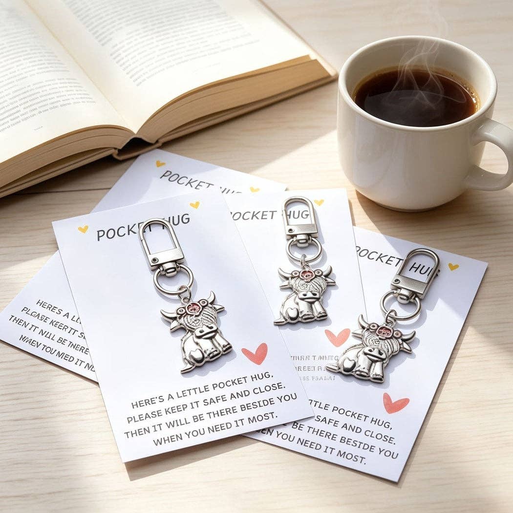Highland Hugs Keychain