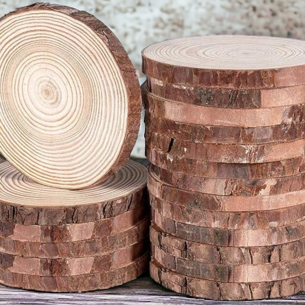 Natural Wood Slice Coaster