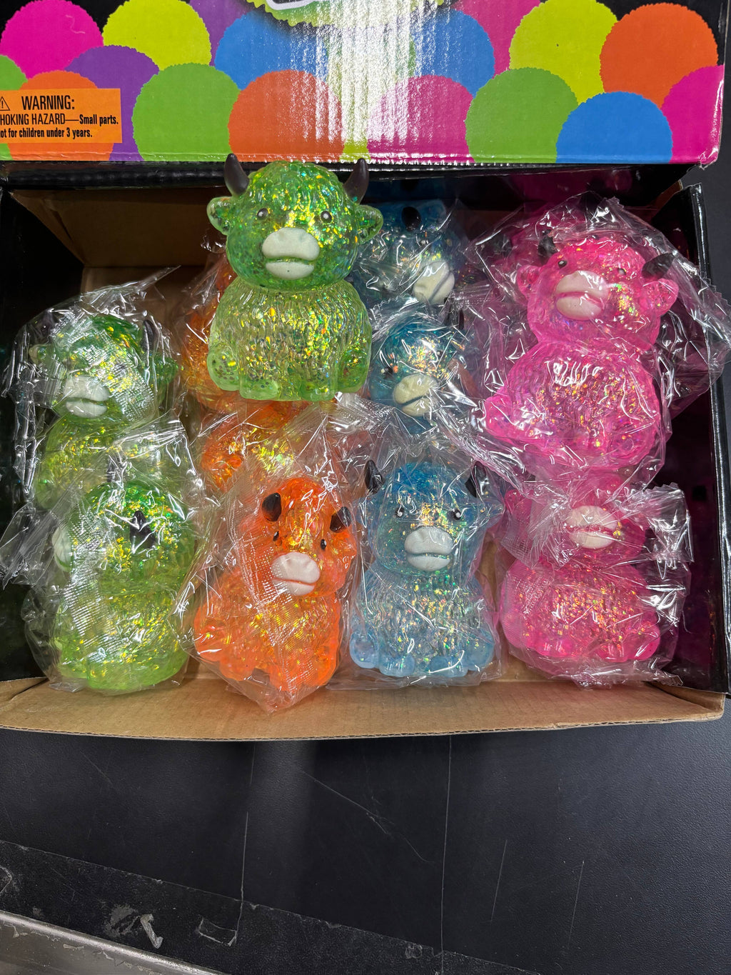 Glitter Cow Squishy