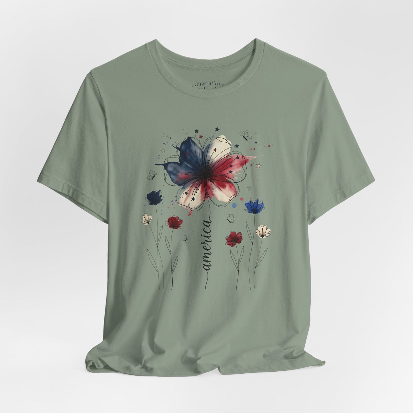 America Bloom Graphic Tee