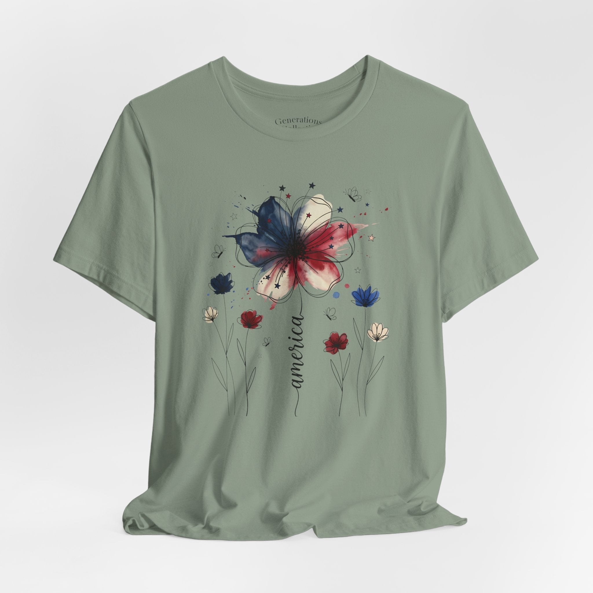 America Bloom Graphic Tee