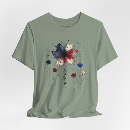 America Bloom Graphic Tee