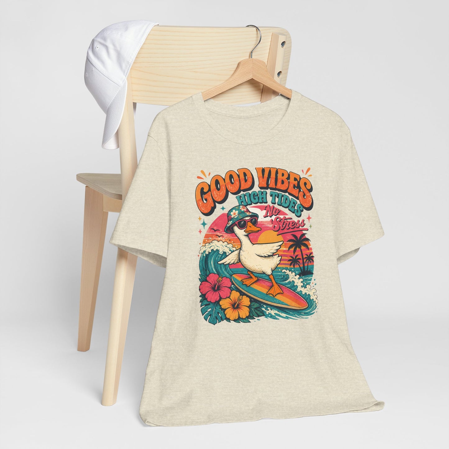 Good Vibes High Tides Goose Graphic Tee