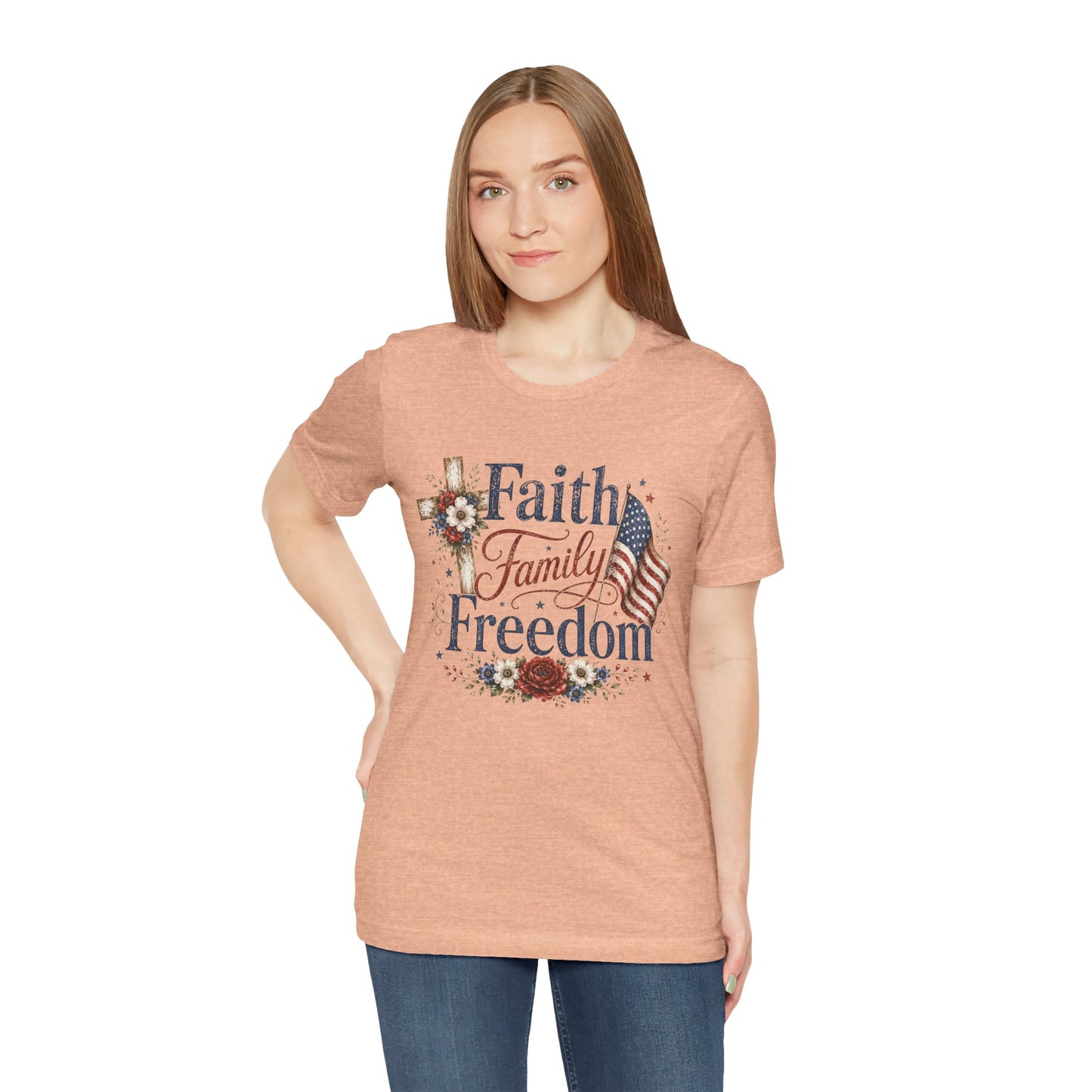 Faith Family Freedom Graphic Tee