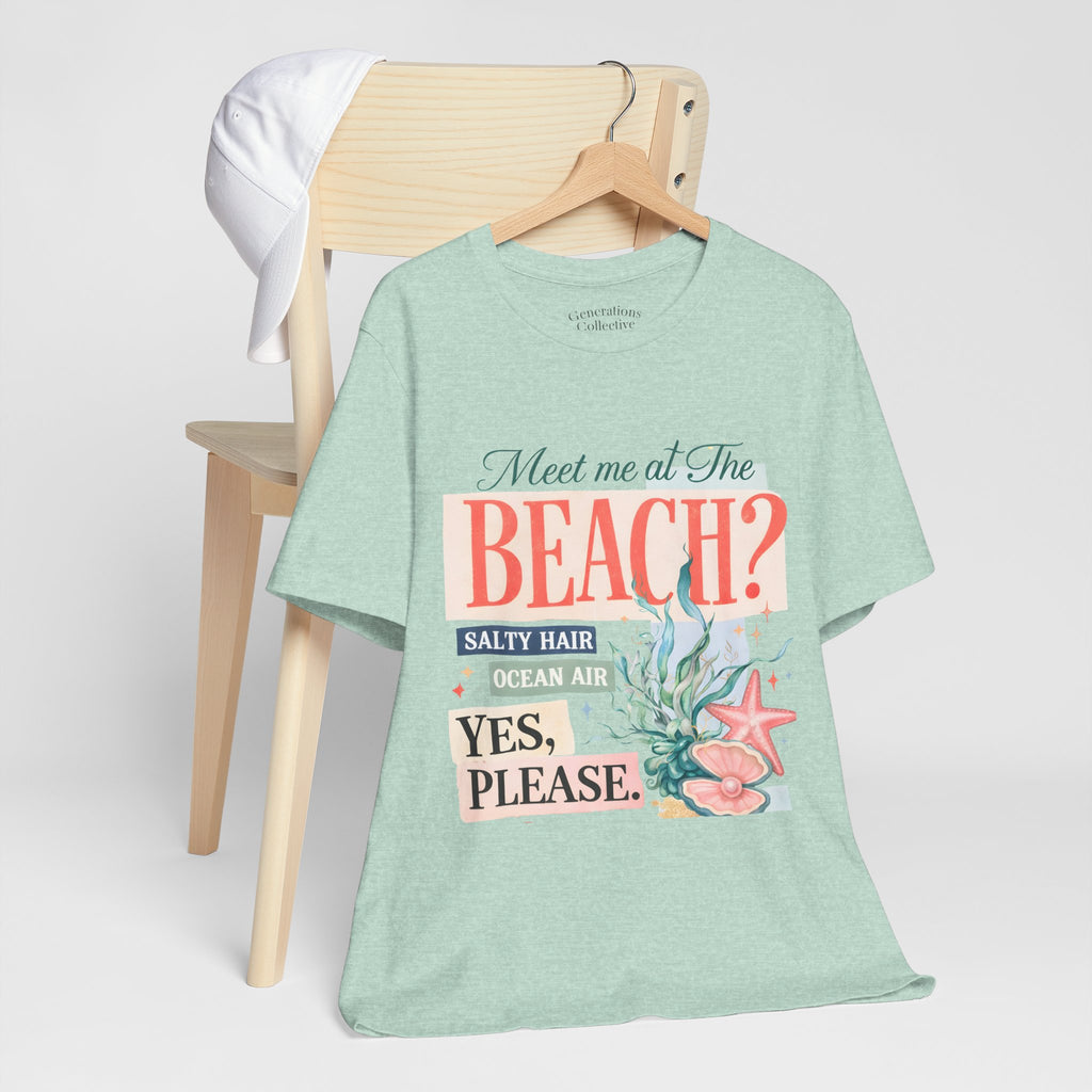Meet Me At The Beach Coastal Tee