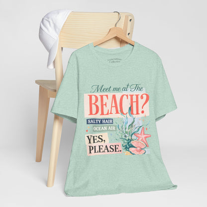 Meet Me At The Beach Coastal Graphic Tee