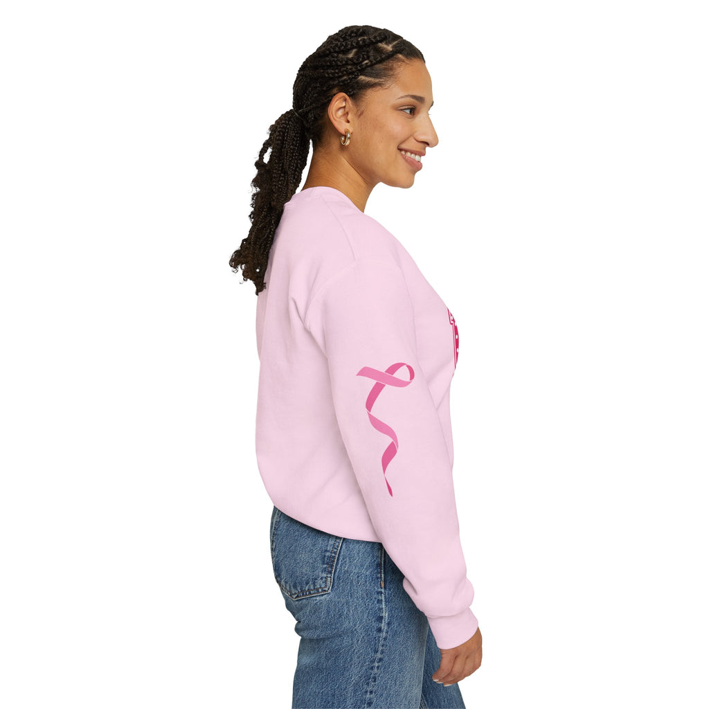 October Looks Better in Pink Sweatshirt