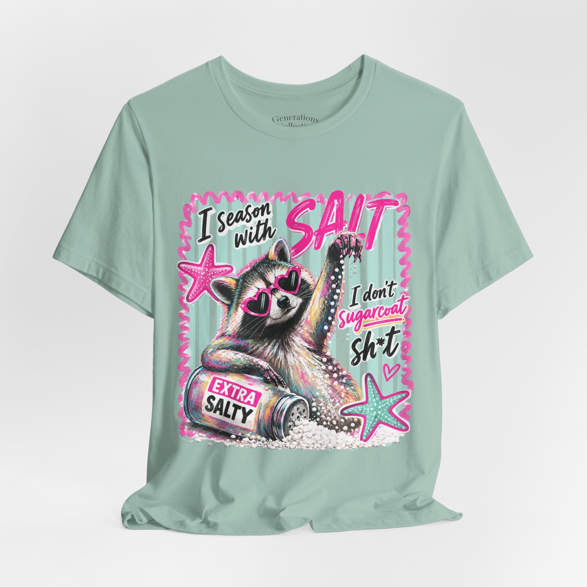 Seasoned With Salt Raccoon Tee
