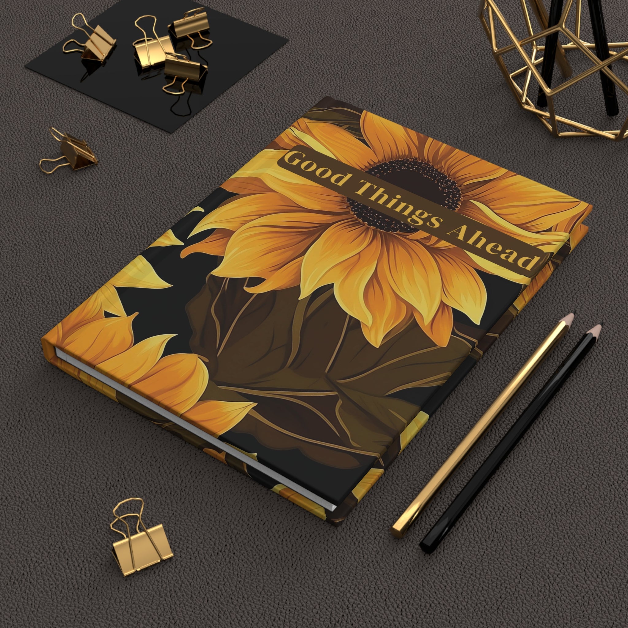 Good Things Ahead Sunflower Journal