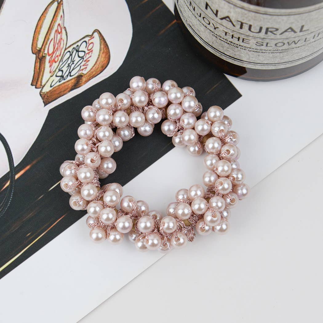 Pearl Cluster Hair Tie
