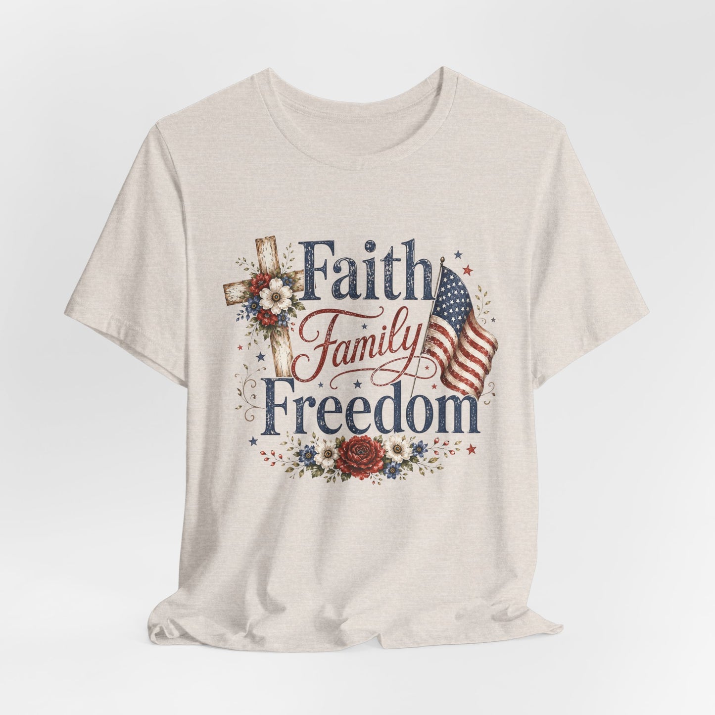 Faith Family Freedom Graphic Tee