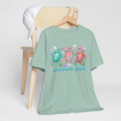 Summer Vibes Turtle Graphic Tee
