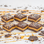 Dark Chocolate Caramel Sea Salt Fudge