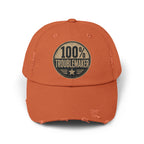 100% Troublemaker Distressed Cap