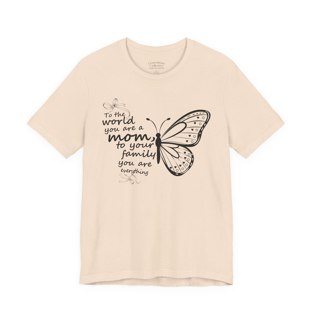 Mother Butterfly Script Graphic Tee