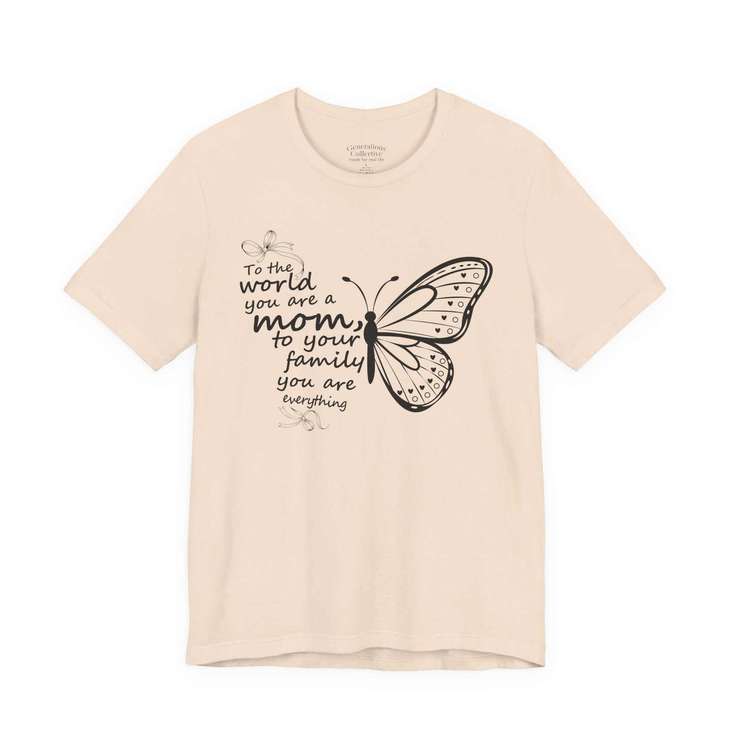 Mother Butterfly Script Graphic Tee