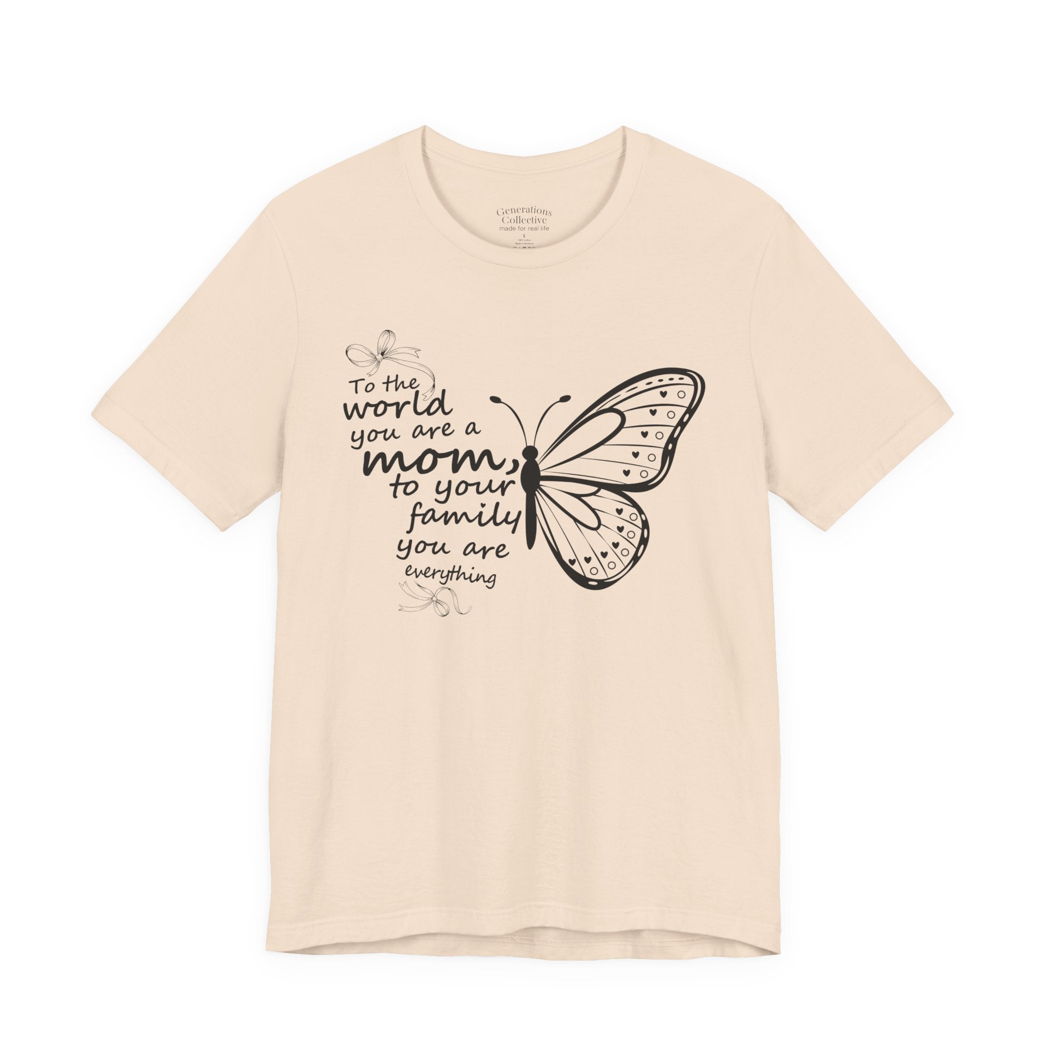 Mother Butterfly Script Graphic Tee