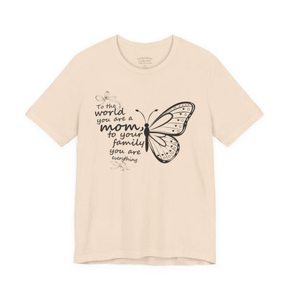 Mother Butterfly Script Graphic Tee
