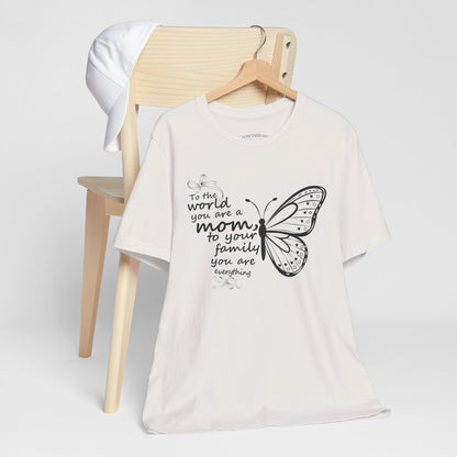 Mother Butterfly Script Graphic Tee