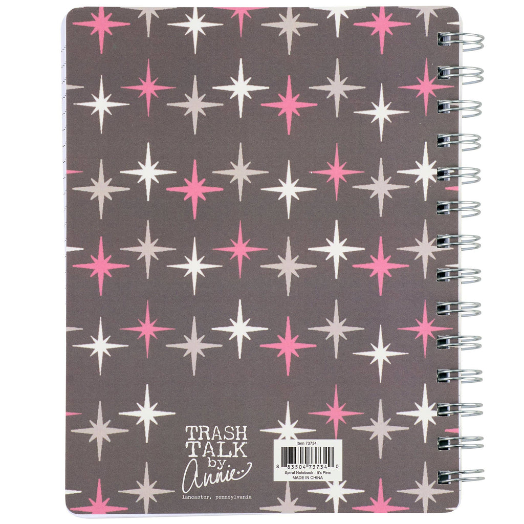 It's Fine I'm Fine Spiral Notebook