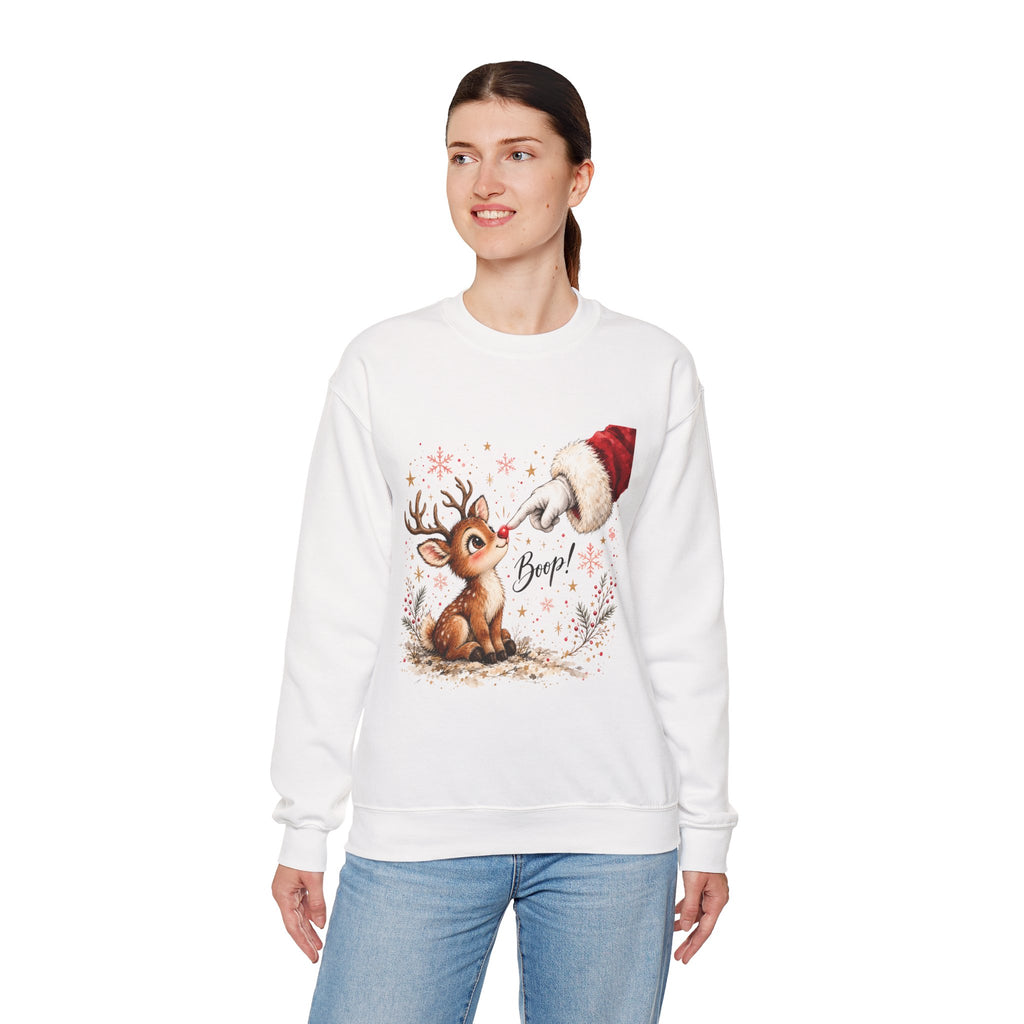 Santa’s Reindeer Boop Sweatshirt