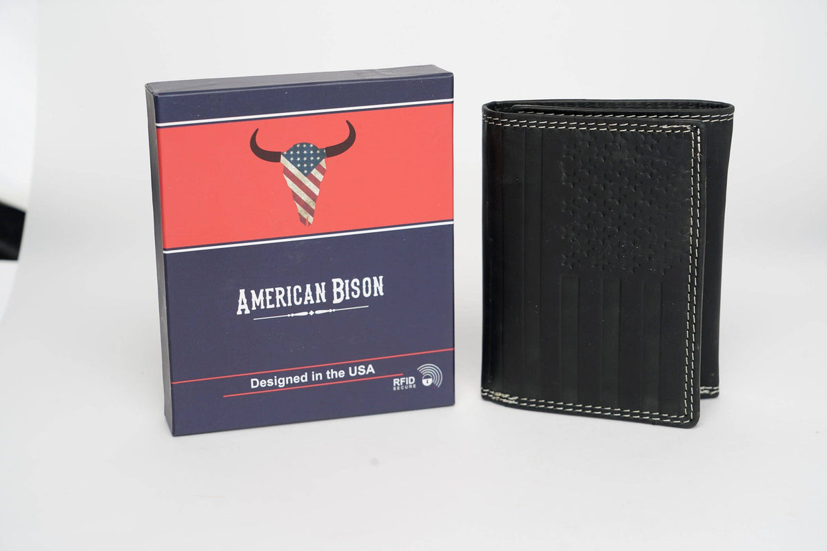 Stars & Stripes RFID Leather Wallet