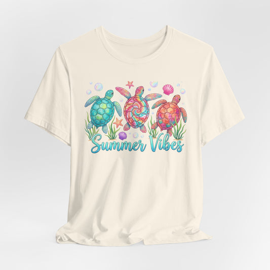 Summer Vibes Turtle Graphic Tee