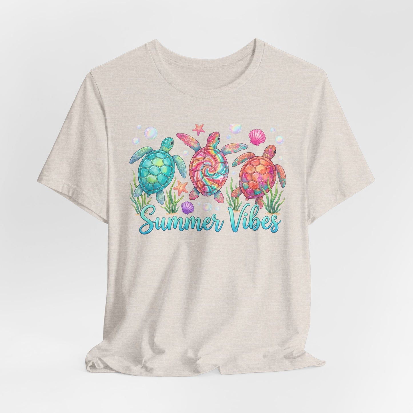 Summer Vibes Turtle Graphic Tee