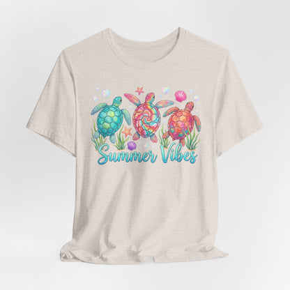 Summer Vibes Turtle Graphic Tee